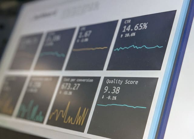 Cloud ERP dashboard