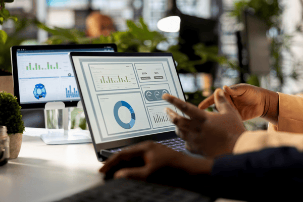 Cloud ERP dashboard